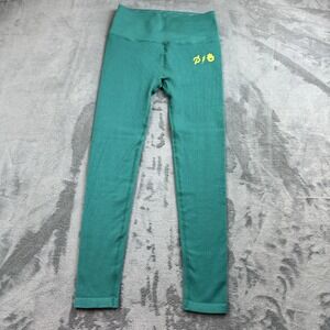 Spiritual Gangster Kendall Toole Peloton Legging Size M/L Green Knocked Out Rare